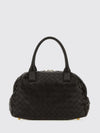 intrecciato nappa leather mini handbag with shoulder strap