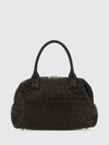intrecciato nappa leather mini handbag with shoulder strap