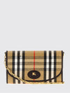 highlands mini crossbody bag in check canvas with ekd logo