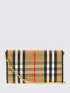 highlands mini crossbody bag in check canvas with ekd logo