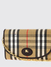 highlands mini crossbody bag in check canvas with ekd logo
