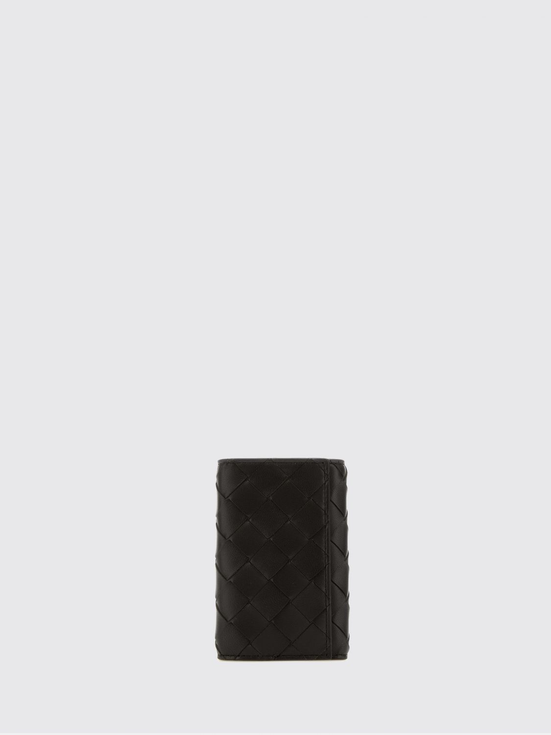utility keyring in nappa leather with spring clip and ring