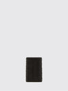 utility keyring in nappa leather with spring clip and ring