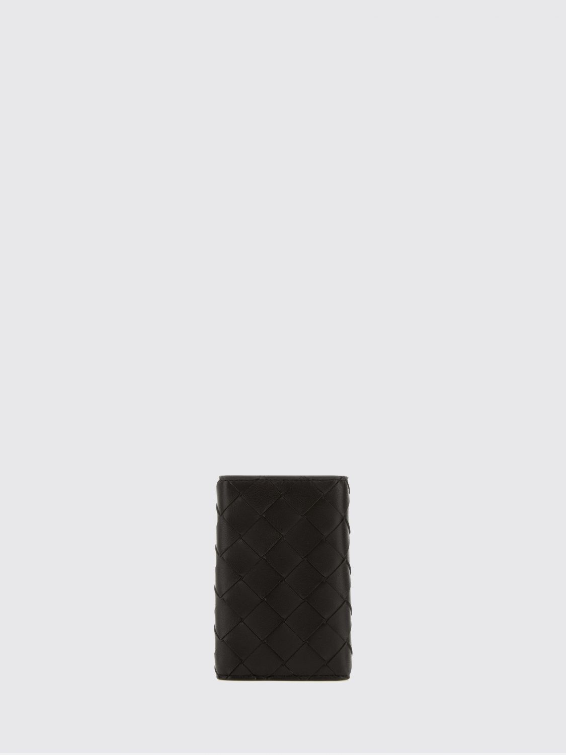 utility keyring in nappa leather with spring clip and ring