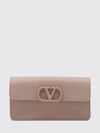 vlogo signature grained calfskin wallet on chain
