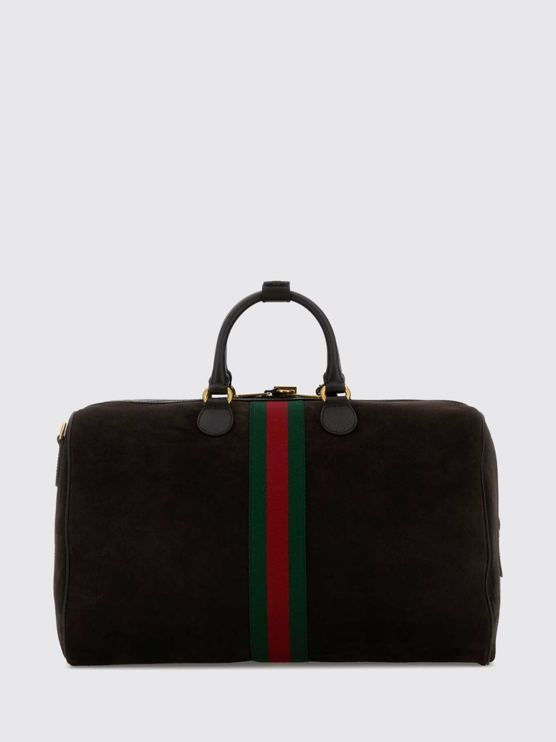 savoy medium suede monogram travel bag