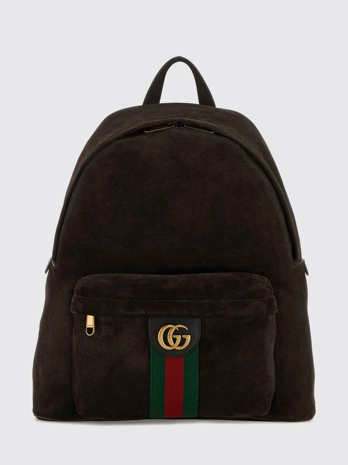 ophidia suede backpack with gg monogram