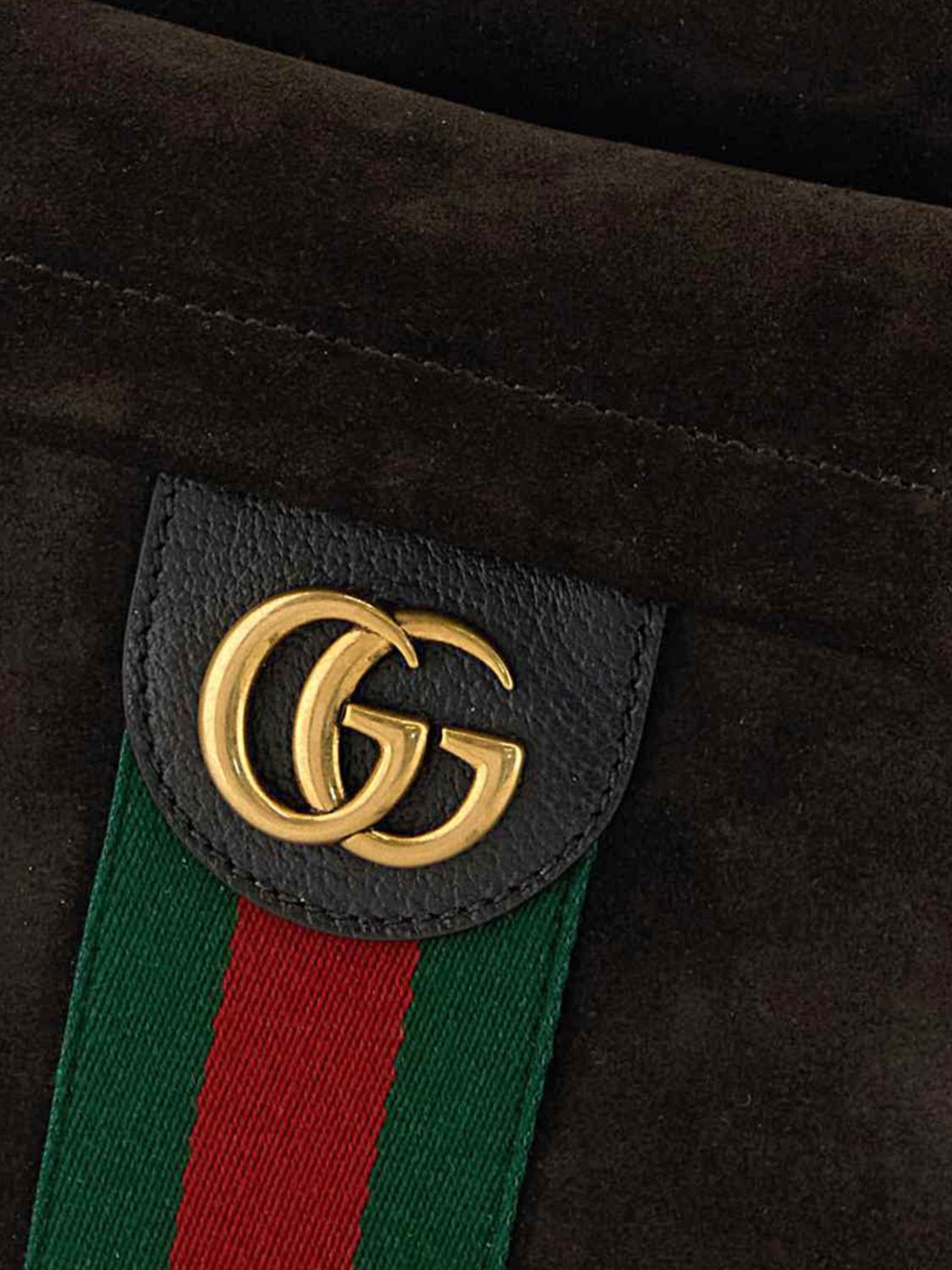 ophidia suede backpack with gg monogram