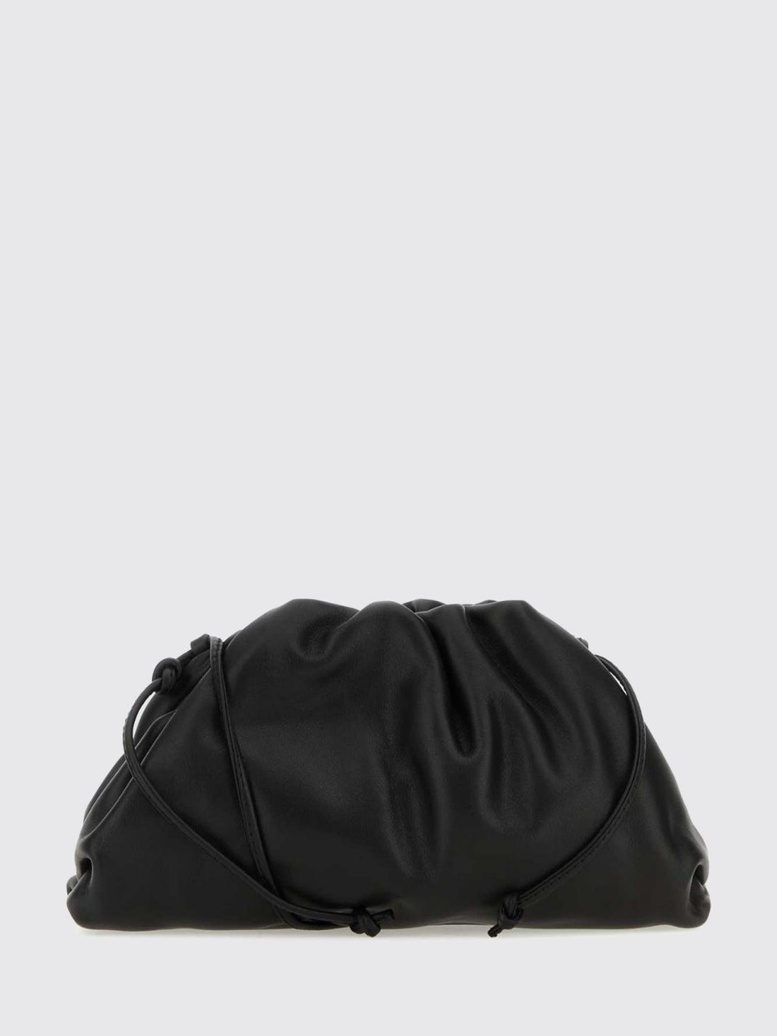 BOTTEGA VENETA OS draped calfskin leather mini bag with a thin shoulder strap