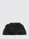 draped calfskin leather mini bag with a thin shoulder strap
