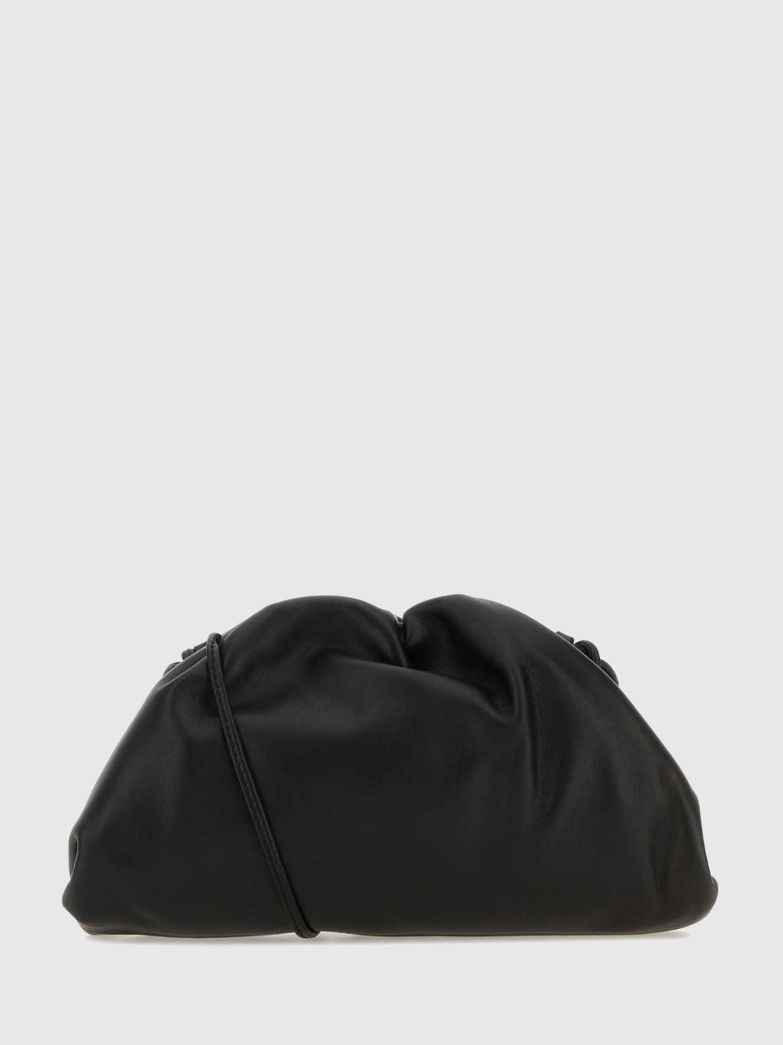 BOTTEGA VENETA OS draped calfskin leather mini bag with a thin shoulder strap