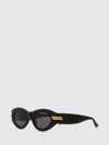 mitre cat-eye sunglasses in acetate with contrast logo
