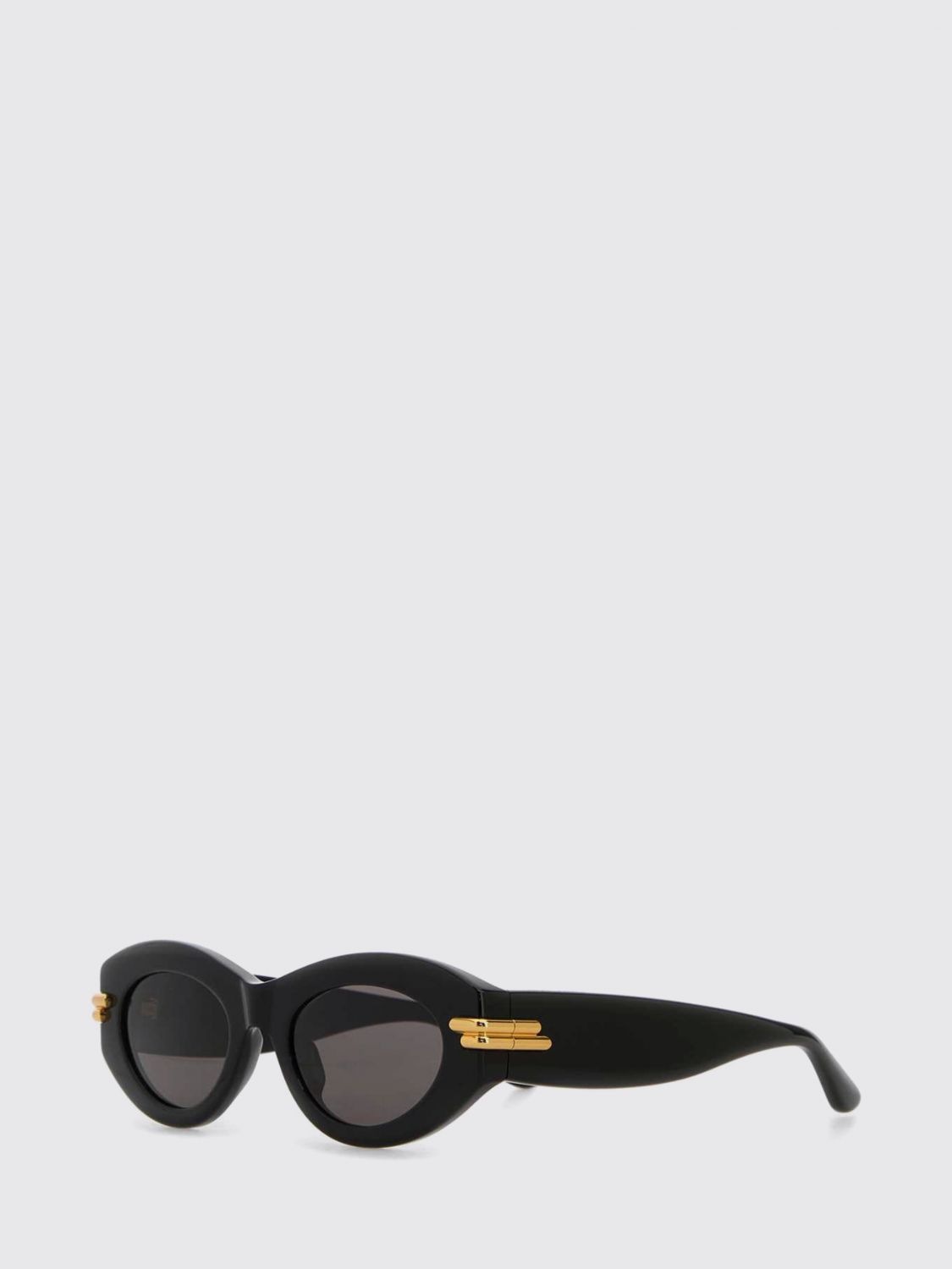 mitre cat-eye sunglasses in acetate with contrast logo