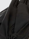 woven lambskin gloves with cashmere lining