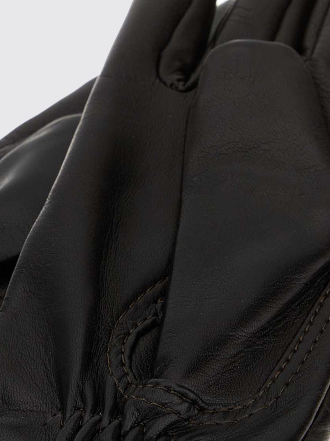 woven lambskin gloves with cashmere lining