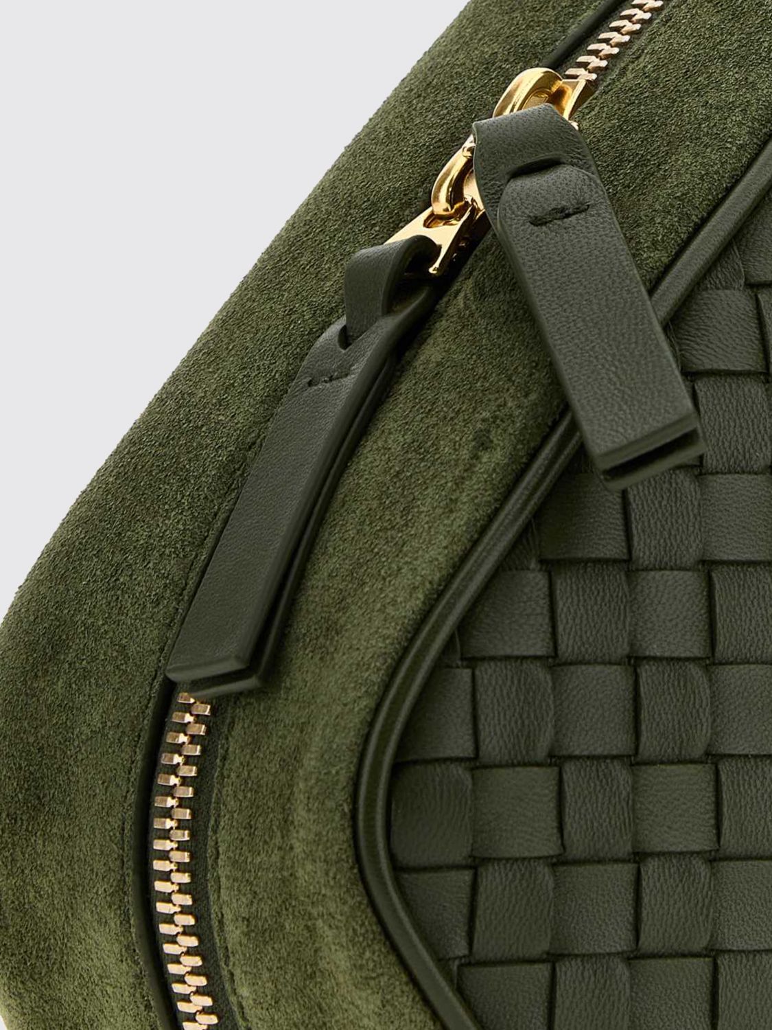 nodo handheld mini bag in intrecciato nappa leather