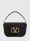alltime small hammered leather handbag with vlogo