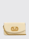 vain leather shoulder bag with vlogo signature