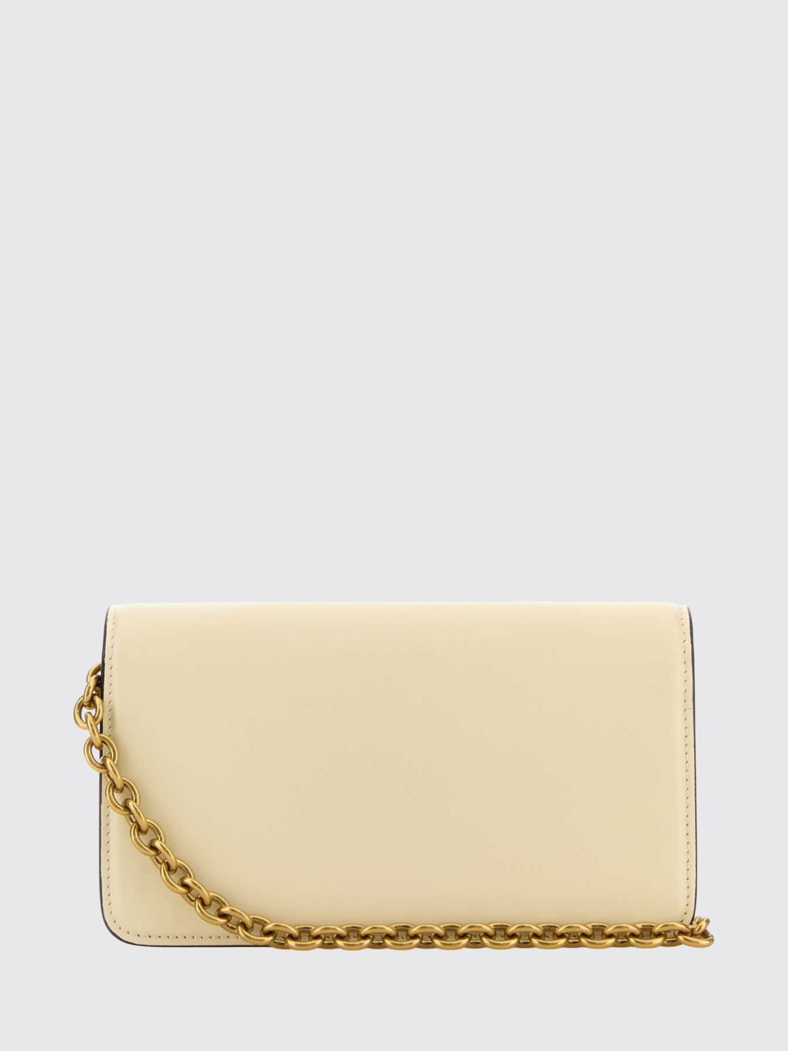 vain leather shoulder bag with vlogo signature