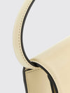 vain leather shoulder bag with vlogo signature