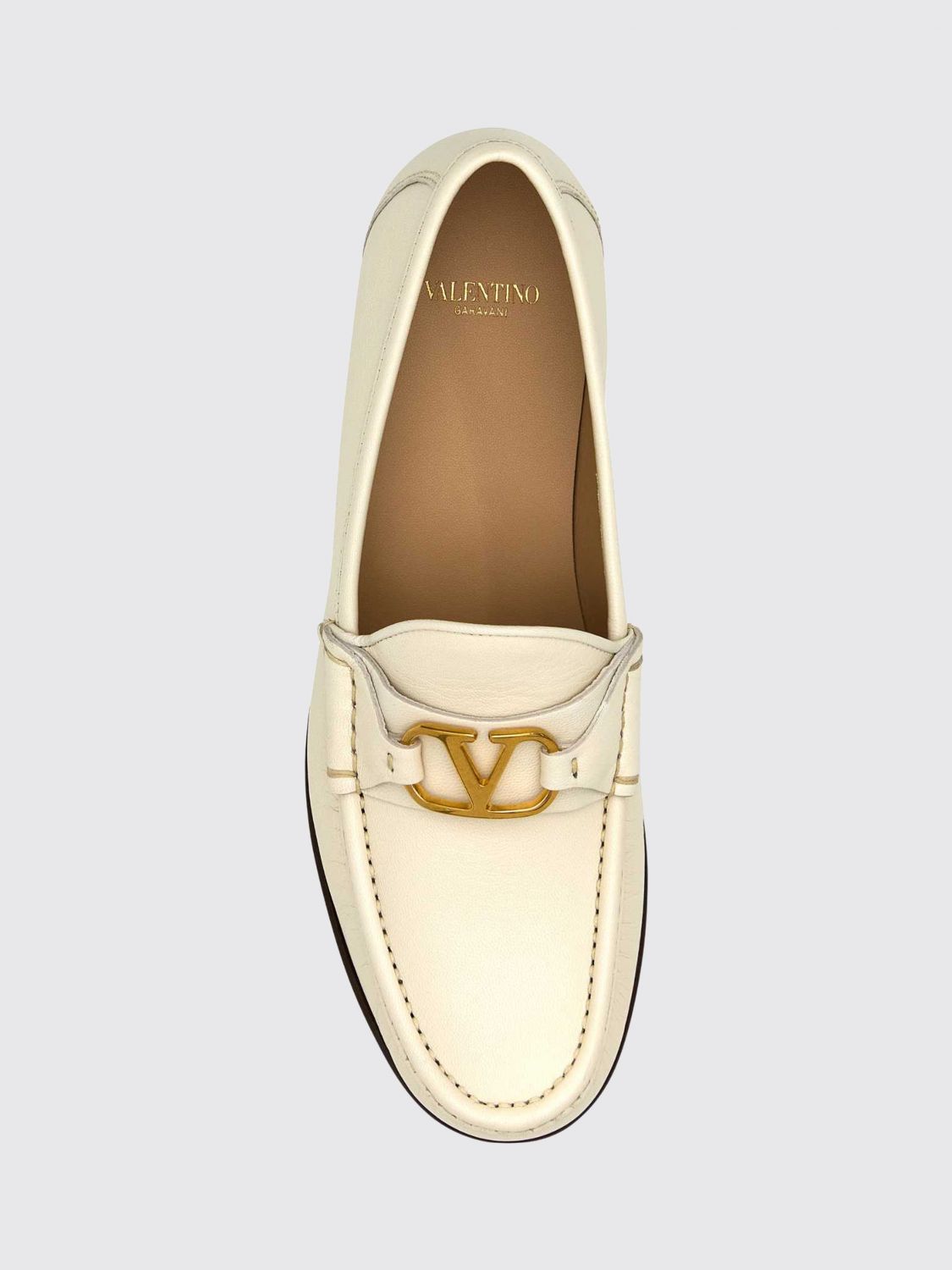 vlogo signature smooth calfskin penny loafers