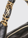 amalia smooth lambskin hobo bag with ysl monogram