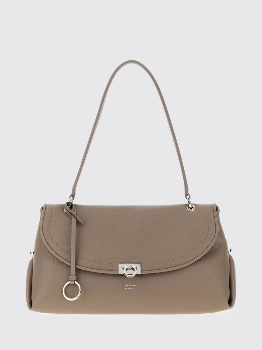 FERRAGAMO OS sofia 2026 medium shoulder bag in smooth calf leather