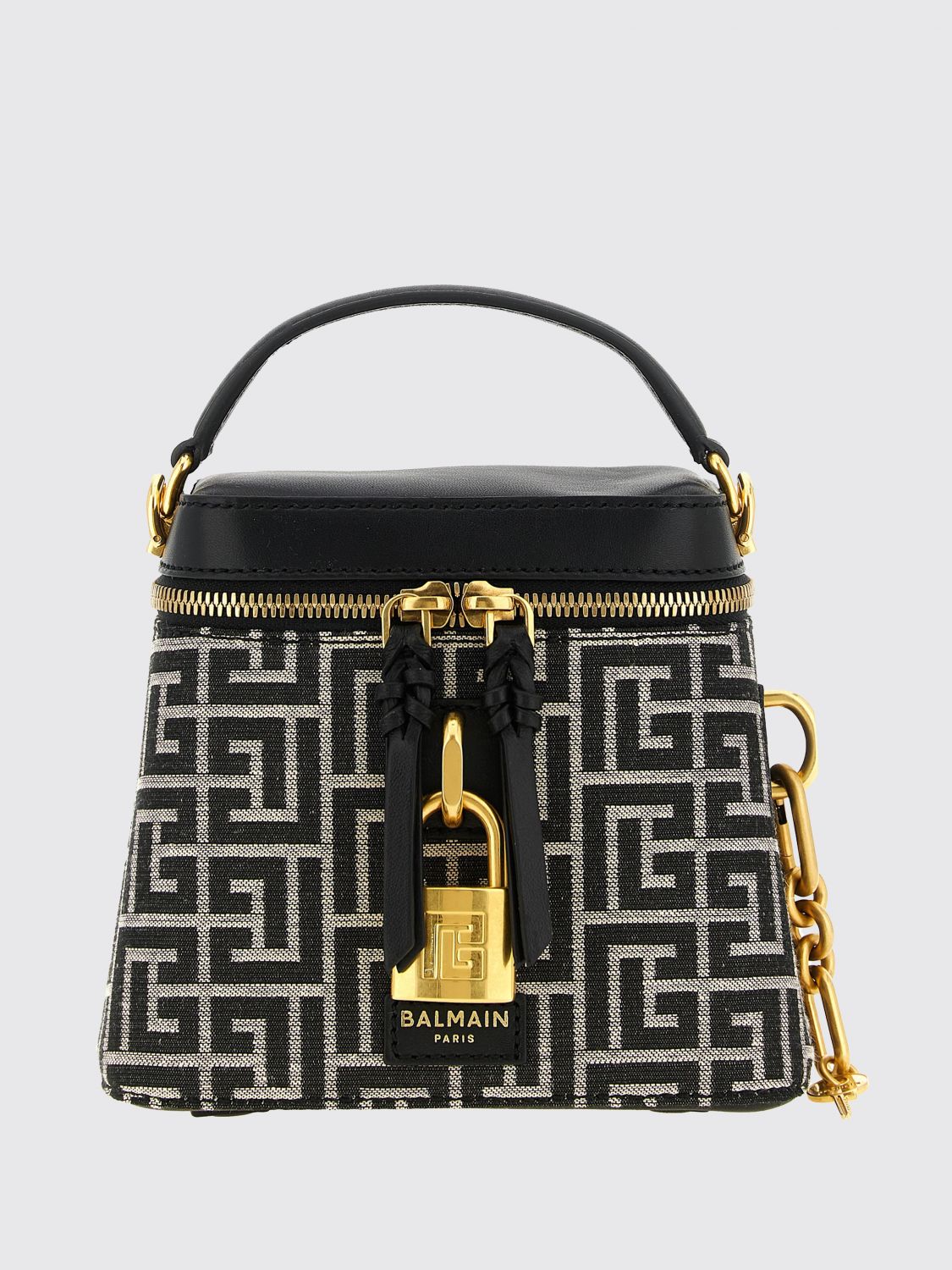 pulse vanity mini bag with pb monogram and padlock