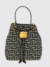 pulse mini bucket bag with pb monogram and padlock