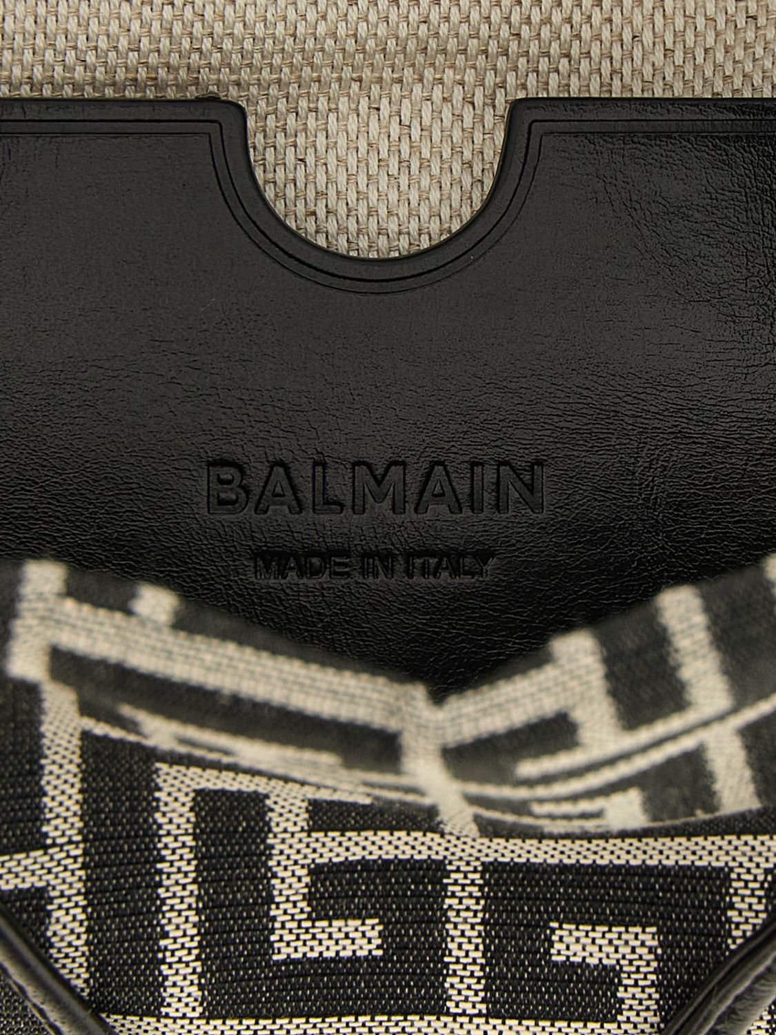 pulse mini bucket bag with pb monogram and padlock