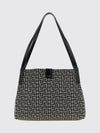 release small pb monogram jacquard shoulder bag