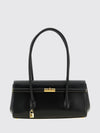 marlene grained calfskin leather shoulder bag