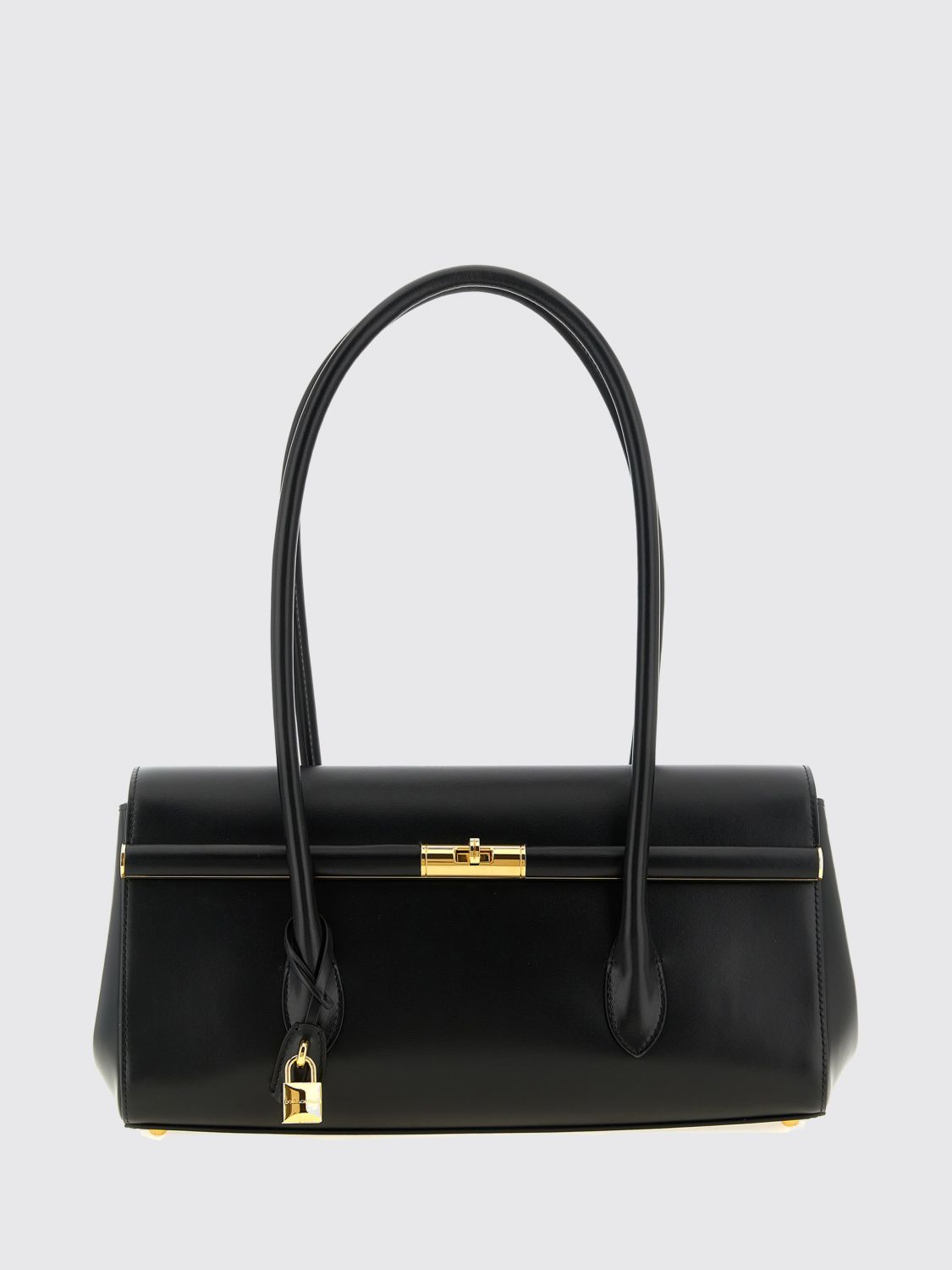 marlene grained calfskin leather shoulder bag