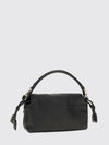 baguette mini bag in nappa leather with drawstring closure and ff logo