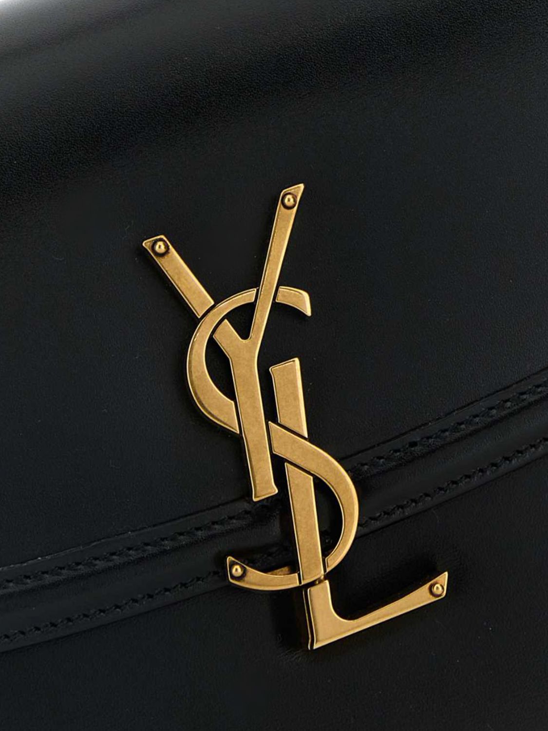solferino shoulder bag in lambskin with ysl monogram