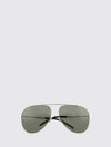metal aviator sunglasses with teardrop lenses