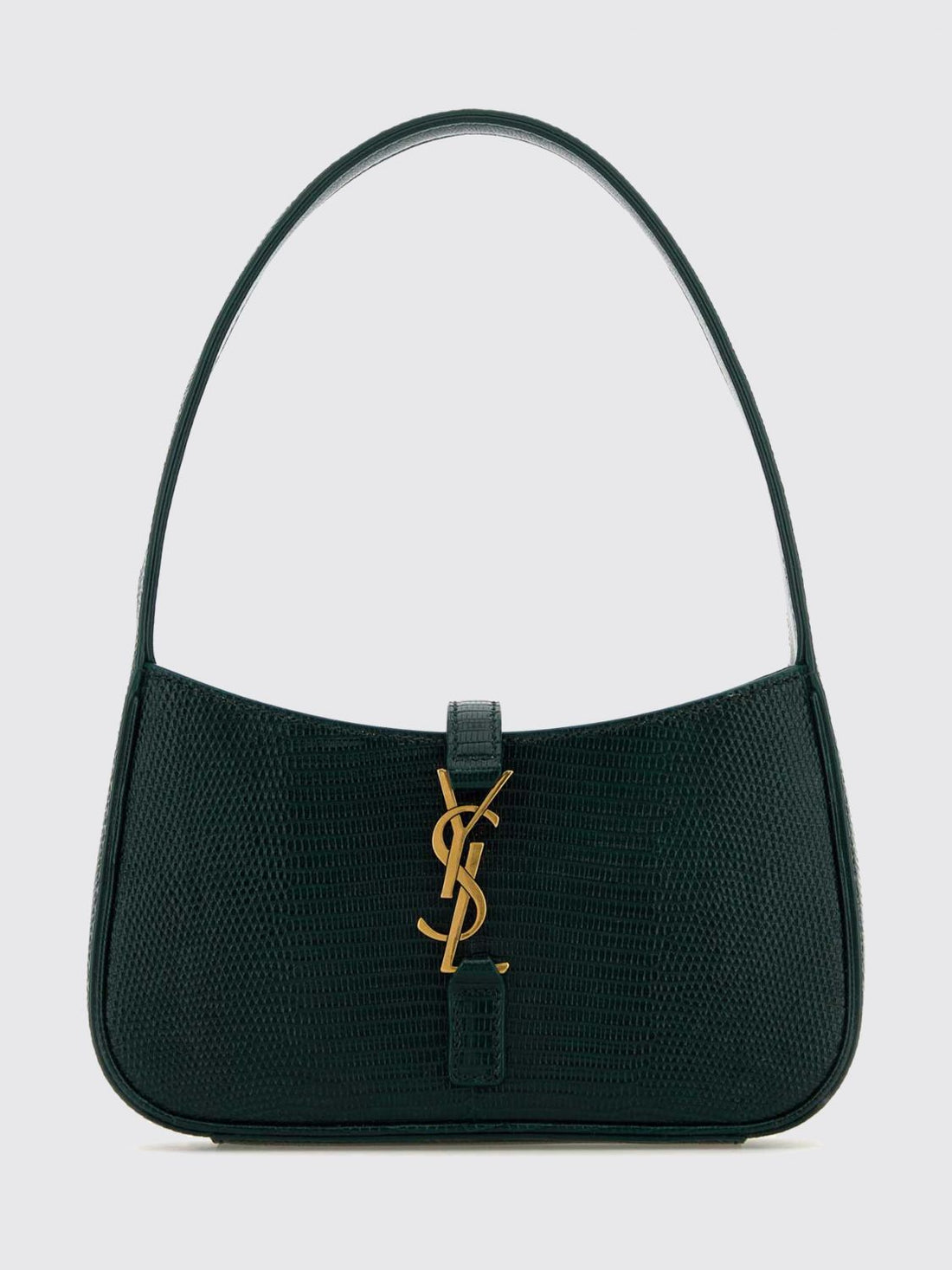 SAINT LAURENT OS le 5 à 7 mini bag in lizard-effect leather with ysl monogram