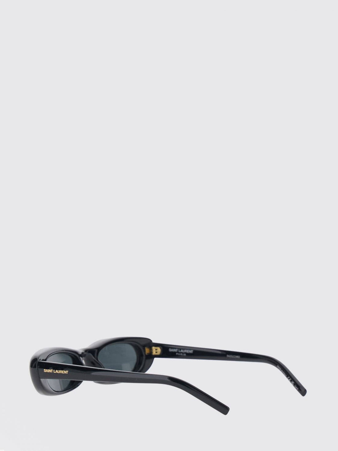 SAINT LAURENT OS cat-eye acetate sunglasses with printed logo