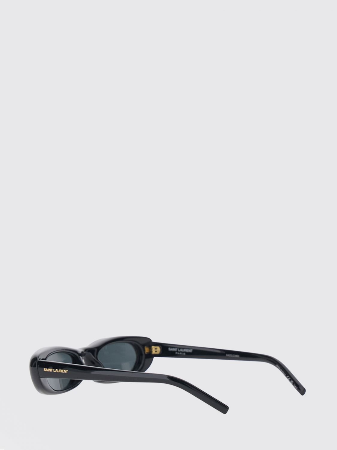 cat-eye acetate sunglasses with printed logo