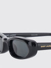cat-eye acetate sunglasses with printed logo