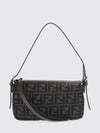 ff zucca monogram technical fabric mini shoulder bag
