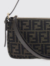 ff zucca monogram technical fabric mini shoulder bag