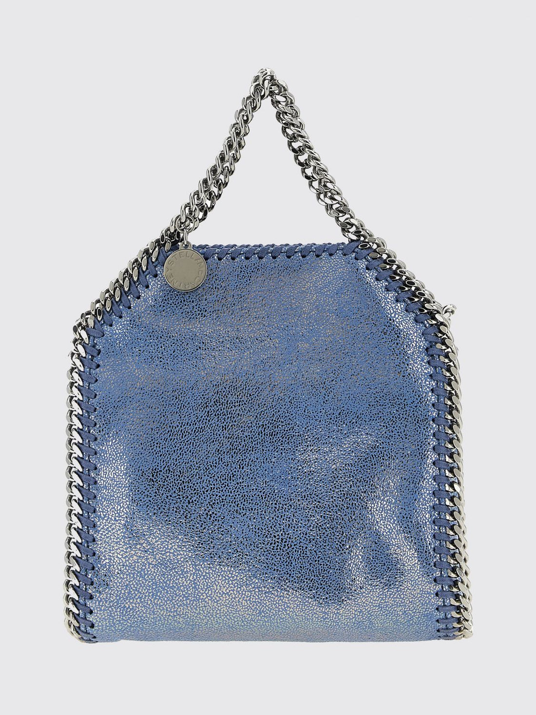 STELLA MCCARTNEY OS falabella mini tote bag with chain trims