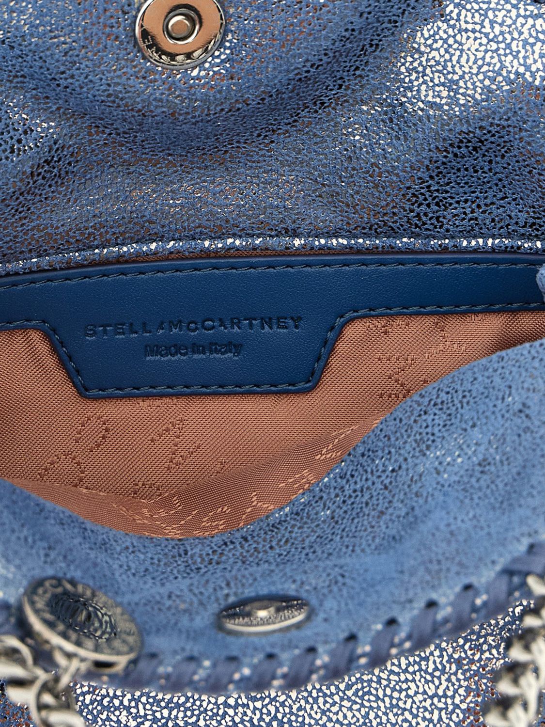 falabella mini tote bag with chain trims