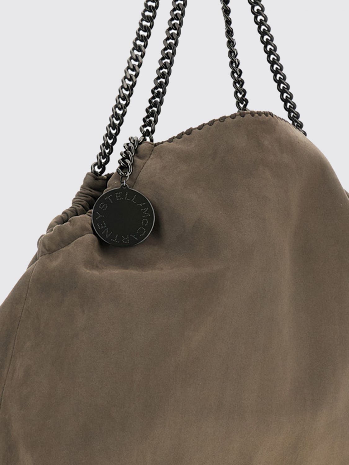 falabella tote bag in eco alter mat with chain handles