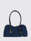 ryder shoulder bag in eco alter mat with double zip