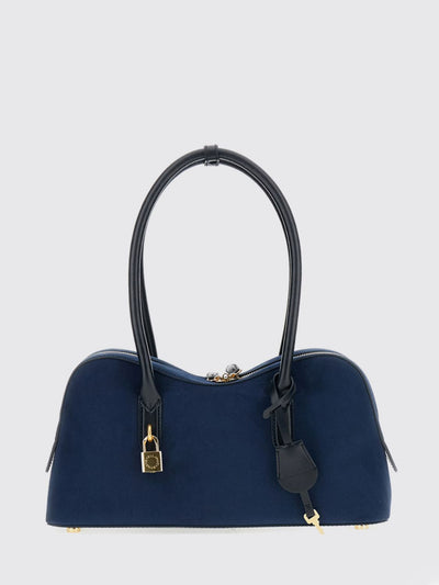 ryder shoulder bag in eco alter mat with double zip
