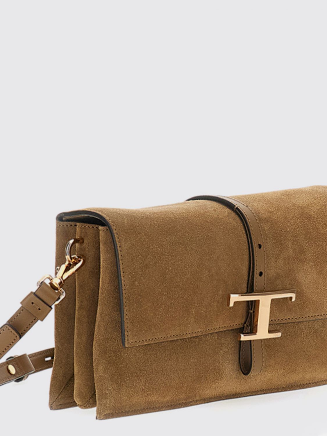 small flap t timeless shoulder bag in calfskin leather