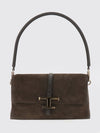 small flap t timeless shoulder bag in calfskin leather