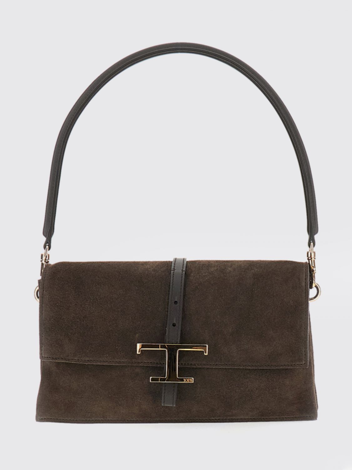 small flap t timeless shoulder bag in calfskin leather